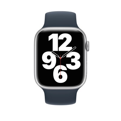 Apple Storm Blue Solo Loop - Size 4 для Apple Watch 42/44/45/49mm (MPFE3)