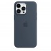 Apple iPhone 14 Pro Max Silicone Case with MagSafe - Storm Blue (MPTQ3)