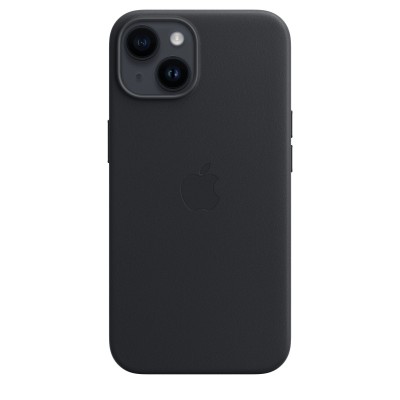 Apple iPhone 14 Leather Case with MagSafe - Midnight (MPP43)
