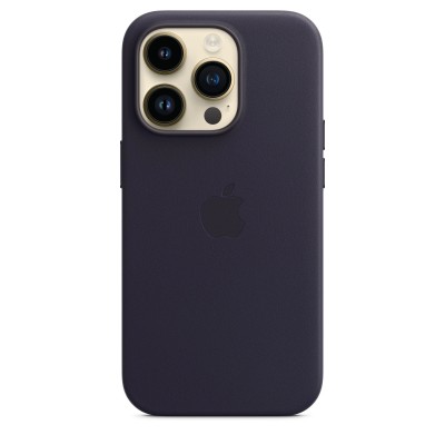 Apple iPhone 14 Pro Leather Case with MagSafe - Ink (MPPJ3)