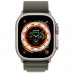 Apple Watch Ultra GPS + Cellular 49mm Titanium Case з Green Alpine Loop - Small (MNHC3, MNHJ3)