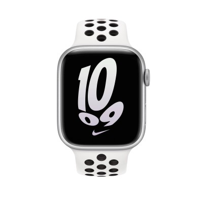 Apple Summit White/Black Nike Sport Band M/L для Apple Watch 38/40/41mm (MPGM3)