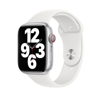 Apple White Sport Band M/L для Apple Watch 42/44/45/49mm (MP7H3)