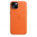 Apple iPhone 14 Leather Case with MagSafe - Orange (MPP83)