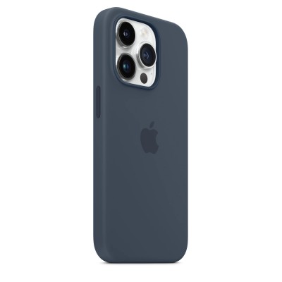 Apple iPhone 14 Pro Silicone Case with MagSafe - Storm Blue (MPTF3)