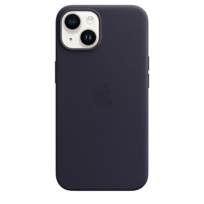 Apple iPhone 14 Leather Case with MagSafe - Ink (MPP63)