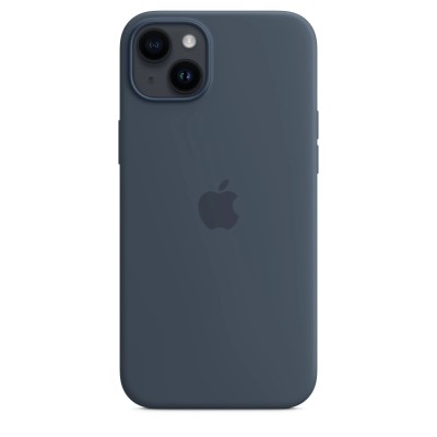 Apple iPhone 14 Plus Silicone Case with MagSafe - Storm Blue (MPT53)