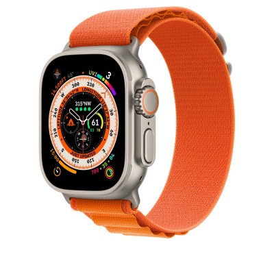 Apple Alpine Loop Band Medium для Apple Watch 49mm - Orange (MQE03)