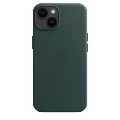 Apple iPhone 14 Leather Case with MagSafe - Forest Green (MPP53)
