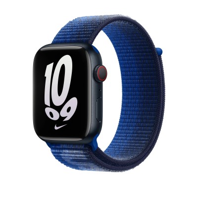 Apple Game Royal/Midnight Navy Nike Sport Loop для Apple Watch 42/44/45/49mm (MPJ33)