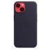 Apple iPhone 14 Leather Case with MagSafe - Ink (MPP63)