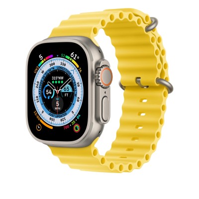 Apple Ocean Band для Apple Watch 49mm - Yellow (MQEC3)