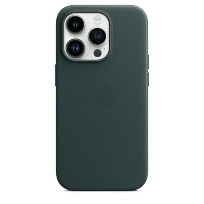 Apple iPhone 14 Pro Leather Case with MagSafe - Forest Green (MPPH3)