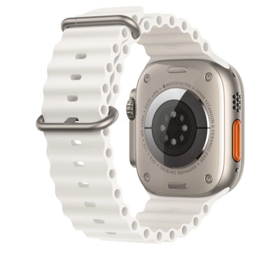 Apple Ocean Band для Apple Watch 49mm - White (MQE93)