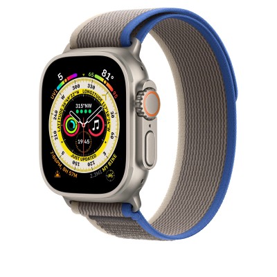 Apple Trail Loop Band S/M для Apple Watch 49mm - Blue/Gray (MQEJ3)