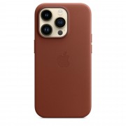 Apple iPhone 14 Pro Leather Case with MagSafe - Umber (MPPK3)