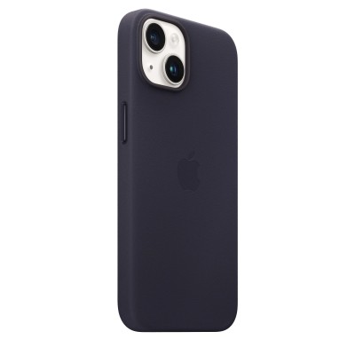 Apple iPhone 14 Leather Case with MagSafe - Ink (MPP63)