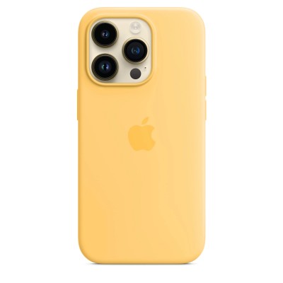 Apple iPhone 14 Pro Silicone Case with MagSafe - Sunglow (MPTM3)