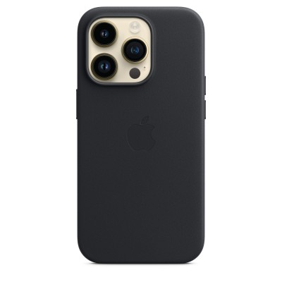 Apple iPhone 14 Pro Leather Case with MagSafe - Midnight (MPPG3)