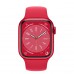 Apple Watch Series 8 GPS 41mm (PRODUCT)RED Aluminum Case with (PRODUCT)RED Sport Band - M/L (MNUH3)