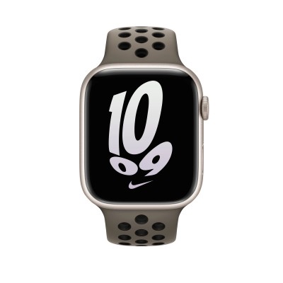 Apple Olive Grey/Black Nike Sport Band S/M для Apple Watch 38/40/41mm (MPGU3)