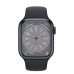 Apple Watch Series 8 GPS 41mm Midnight Aluminum Case with Midnight Sport Band - M/L (MNU83)