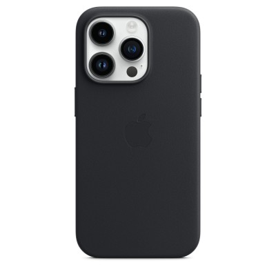 Apple iPhone 14 Pro Leather Case with MagSafe - Midnight (MPPG3)