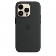 Apple iPhone 14 Pro Silicone Case with MagSafe - Midnight (MPTE3)