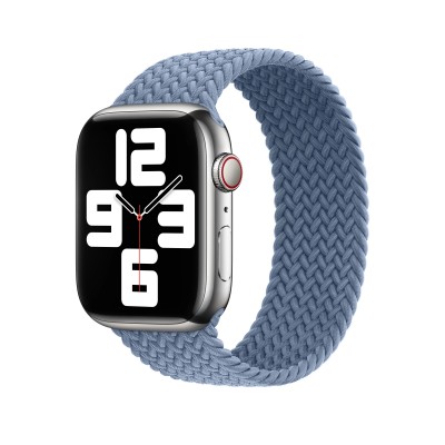 Apple Slate Blue Braided Solo Loop - Size 9 для Apple Watch 38/40/41mm (MP9E3)