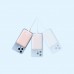 Внешний аккумулятор с беспроводной зарядкой Baseus Magnetic Wireless Power Bank 6000mAh 20W Pink (PPCX020004)