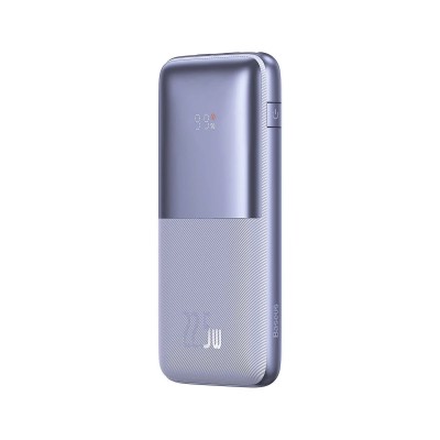 Зовнішній акумулятор Baseus Bipow Pro Digital Display Fast Charge Power Bank 10000mAh 22.5W Purple (PPBD040005)