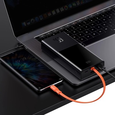 Зовнішній акумулятор Baseus Elf Digital Display 65W 20000mAh Black (PPJL000001)