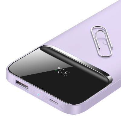Зовнішній акумулятор Baseus Magnetic Wireless Quick Charging Power Bank 10000mAh 20W 2022 Edition - Purple (PPCX010105)