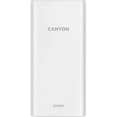 Внешний аккумулятор Canyon 20000 mAh PB-2001 - White (CNE-CPB2001W)