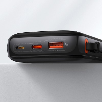 Внешний аккумулятор Baseus Qpow Pro 10000mAh 22.5W Black (PPQD020101)