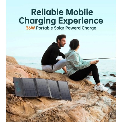 Зарядное устройство на солнечной батарее Choetech 36W Portable Solar Charger Panel (SC006)