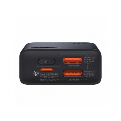 Внешний аккумулятор Baseus Adaman Metal Digital Display 10000mAh 30W Black (PPAD040001)