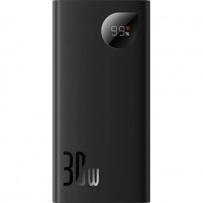 Внешний аккумулятор Baseus Adaman Metal Digital Display 10000mAh 30W Black (PPAD040001)