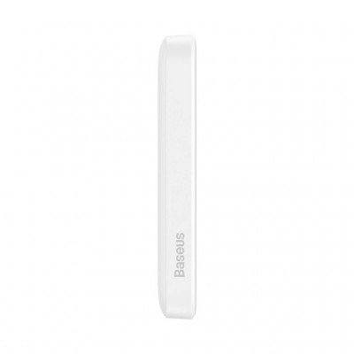 Внешний аккумулятор с беспроводной зарядкой Baseus Magnetic Wireless Power Bank 6000mAh 20W White (PPCX020002)