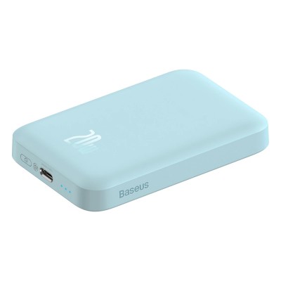 Внешний аккумулятор с беспроводной зарядкой Baseus Magnetic Wireless Power Bank 6000mAh 20W Blue (PPCX020003)