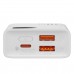 Внешний аккумулятор Baseus Adaman Metal Digital Display 10000 mAh 30W White (PPAD040002)
