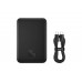 Внешний аккумулятор с беспроводной зарядкой Baseus Magnetic Wireless PowerBank 6000mAh 20W Black (PPCX020001)