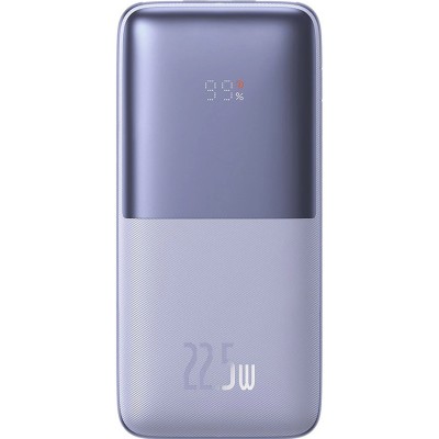 Зовнішній акумулятор Baseus Bipow Pro Digital Display Fast Charge Power Bank 10000mAh 22.5W Purple (PPBD040005)