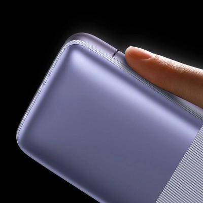 Зовнішній акумулятор Baseus Bipow Pro Digital Display Fast Charge Power Bank 10000mAh 22.5W Purple (PPBD040005)