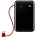 Зовнішній акумулятор Baseus Mini S Digital Display Power Bank 10000mAh (with Type-C cable) Black (PPXF-A01)