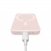Внешний аккумулятор с беспроводной зарядкой Baseus Magnetic Wireless Power Bank 6000mAh 20W Pink (PPCX020004)