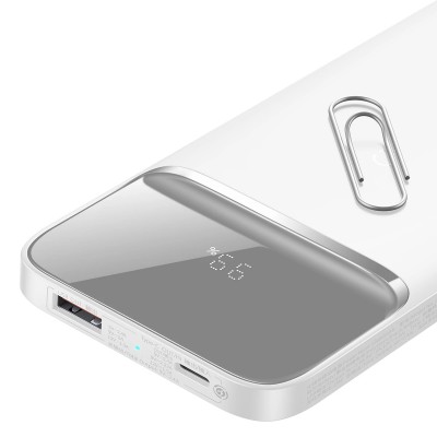 Зовнішній акумулятор Baseus Magnetic Wireless Quick Charging Power Bank 10000mAh 20W 2022 Edition - White (PPCX010102)