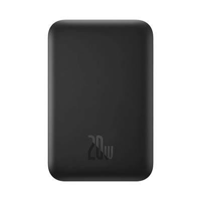 Внешний аккумулятор с беспроводной зарядкой Baseus Magnetic Wireless PowerBank 6000mAh 20W Black (PPCX020001)
