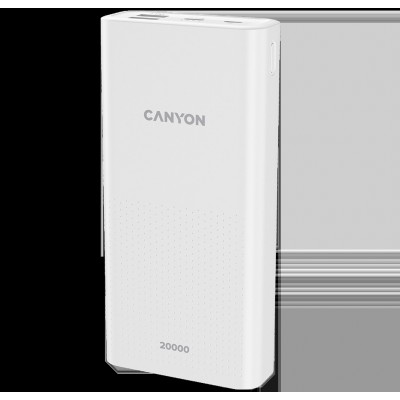 Внешний аккумулятор Canyon 20000 mAh PB-2001 - White (CNE-CPB2001W)