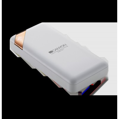 Внешний аккумулятор Canyon 20000 mAh PB-202 - White (CNE-CPBP20W)